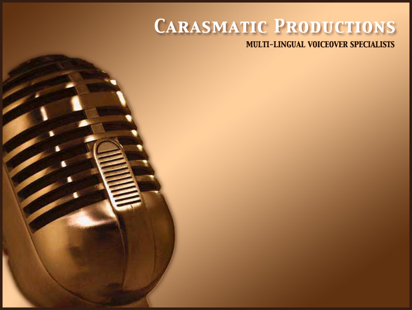 Multilingual Voice Over Specialists